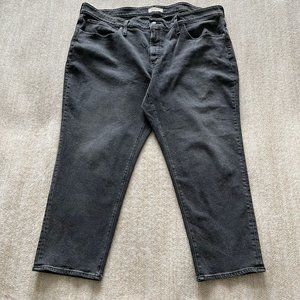 Madewell Charcoal Ankle Jeans